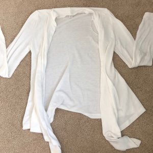 White Cardigan